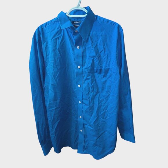 *3 FOR $9* Croft & Barrow Essentials Solid Long Sleeve Button Dress Shirt 16.5 - Picture 1 of 2